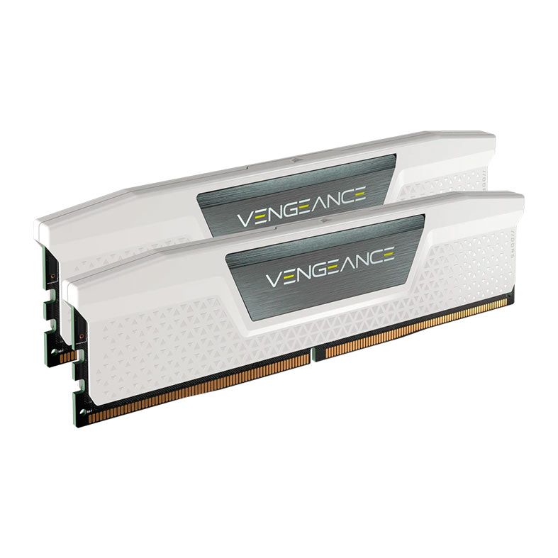 Memoria Corsair Vengeance, 32GB (2x16GB), DDR5, 6000MHz, C30, Branco, CMK32GX5M2B6000Z30W