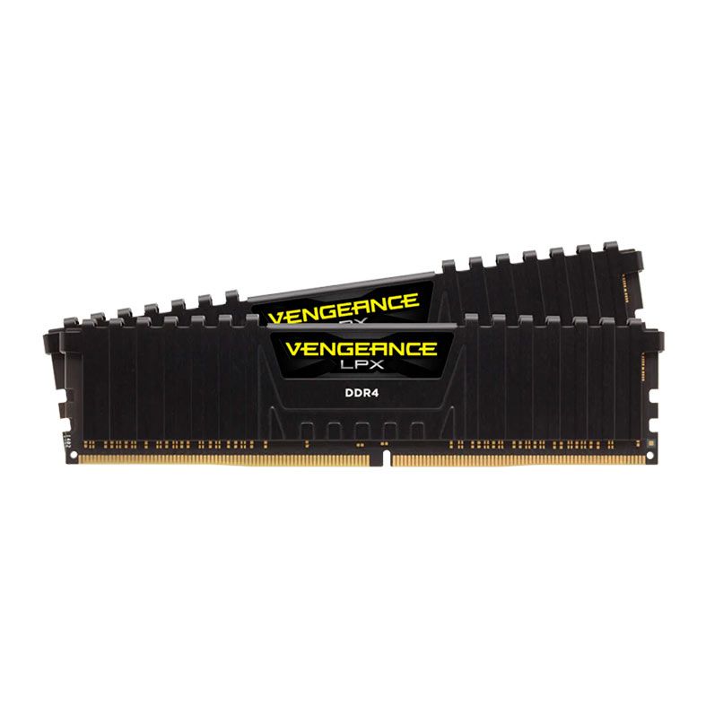Memoria Corsair Vengeance LPX, 64GB (2x32GB), DDR4, 2666MHz, C16, Preto, CMK64GX4M2A2666C16