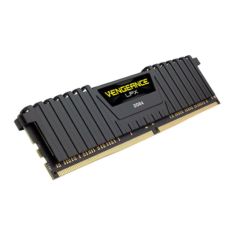 Memoria Corsair Vengeance LPX, 64GB (2x32GB), DDR4, 2666MHz, C16, Preto, CMK64GX4M2A2666C16