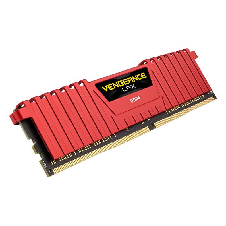 Memoria Corsair Vengeance LPX Vermelho 8GB (2x4) DDR4 2666Mhz C16