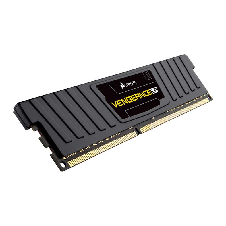 Memoria Corsair Vengeance LP 4GB (1x4) DDR3 1600MHz C9 Preta, CML4GX3M1A1600C9