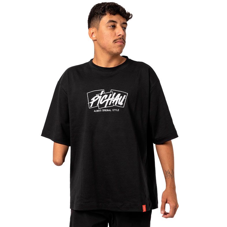 Camiseta Pichau OG Black, CMS-PG-OGBK