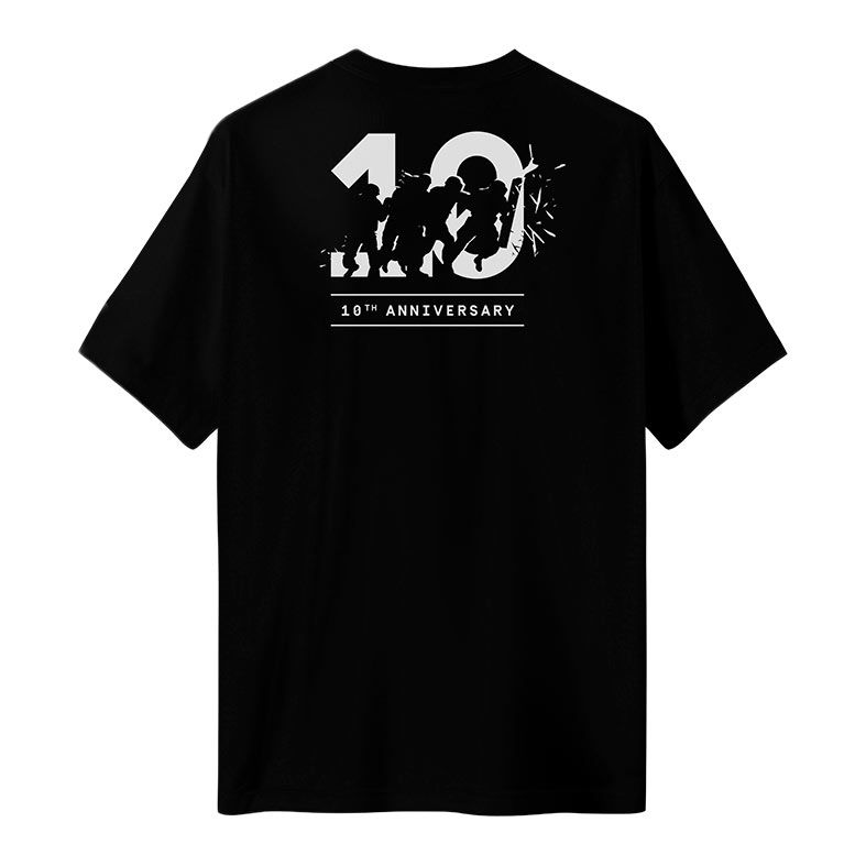 Camiseta Pichau Básica Rainbow Siege 10 Anos, CMS-PG-RS10-B