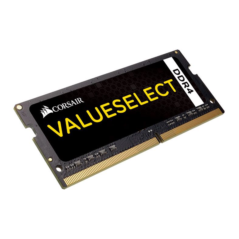 Memoria Notebook Corsair ValueSelect, 16GB (2x8GB), DDR4, 2133MHz, C15, Preta, CMSO16GX4M2A2133C15