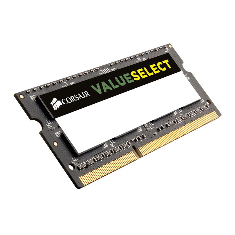 Memoria Notebook Corsair ValueSelect, 4GB (1x4GB), DDR3, 1600MHz, C11 - OEM, CMSO4GX3M1A1600C11