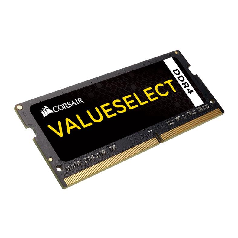 Memoria Notebook Corsair ValueSelect 8GB (1x8) DDR4 2133MHz C15 Preta, CMSO8GX4M1A2133C15