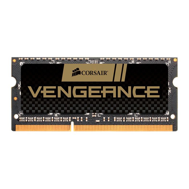 Memoria Notebook Corsair Vengeance, 8GB (1x8GB), DDR3, 1600MHz, C10, Preta, CMSX8GX3M1A1600C10