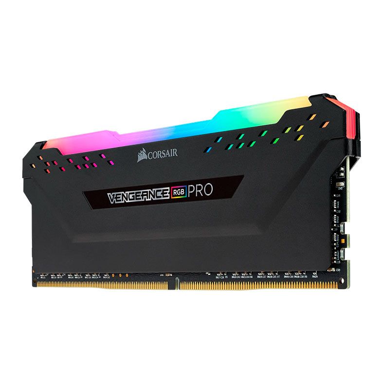 Memoria Corsair Vengeance Pro, RGB, 16GB (1x16GB), DDR4, 3600MHz, C18, Preto, CMW16GX4M1Z3600C18