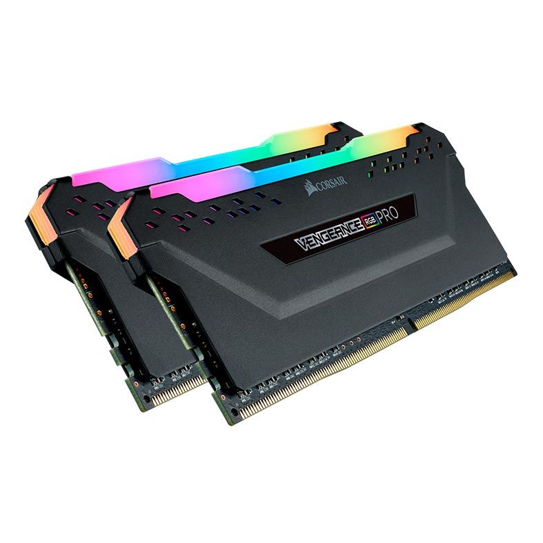 Memoria Corsair Vengeance RGB PRO 16GB (2x8) DDR4 3600MHz C18 Preta, CMW16GX4M2Z3600C18