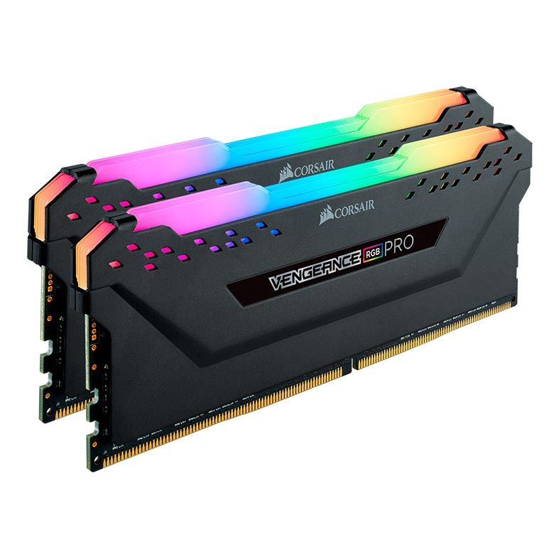 Memoria Corsair Vengeance RGB PRO 16GB (2x8) DDR4 3600MHz C18 Preta, CMW16GX4M2Z3600C18