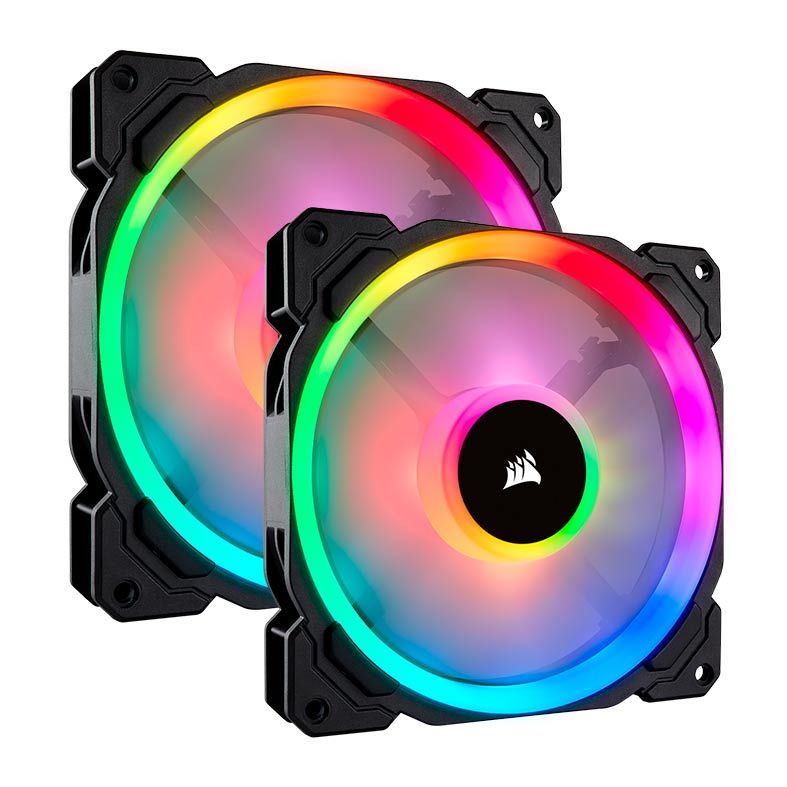 Kit Ventoinhas Corsair LL140 RGB 2x140mm, CO-9050074-WW