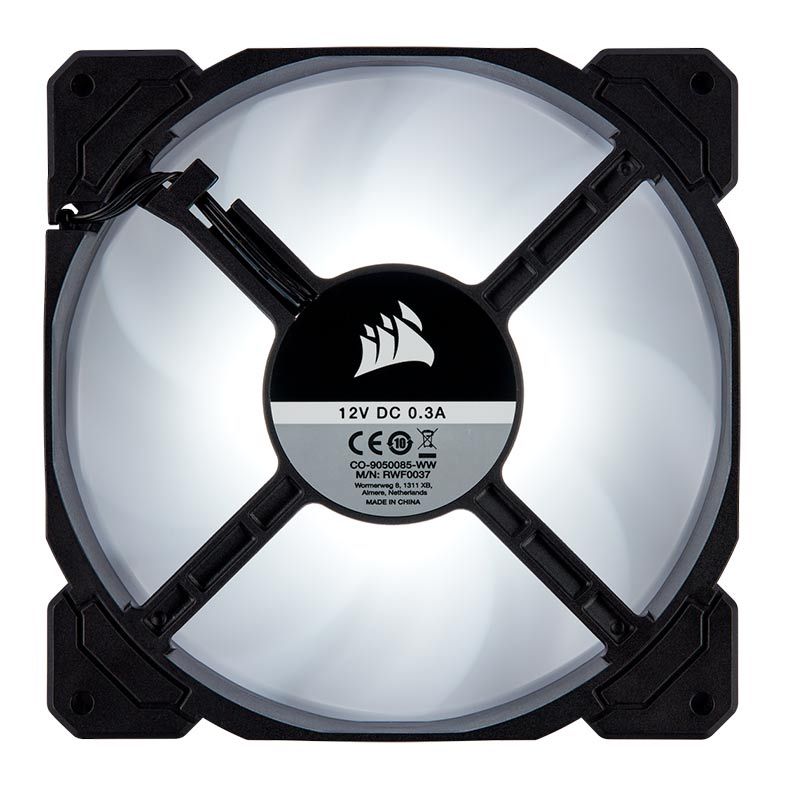 Kit Ventoinhas Corsair AF140 LED Branco 2x140mm 2018, CO-9050088-WW