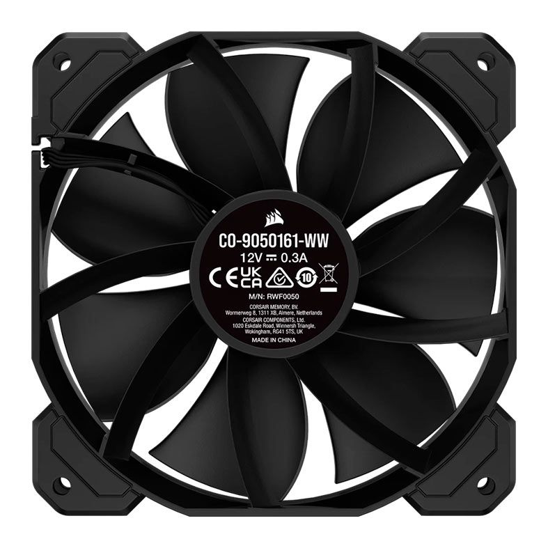 Ventoinha Corsair SP120 Elite PWM, 120mm, Preto, CO-9050161-WW