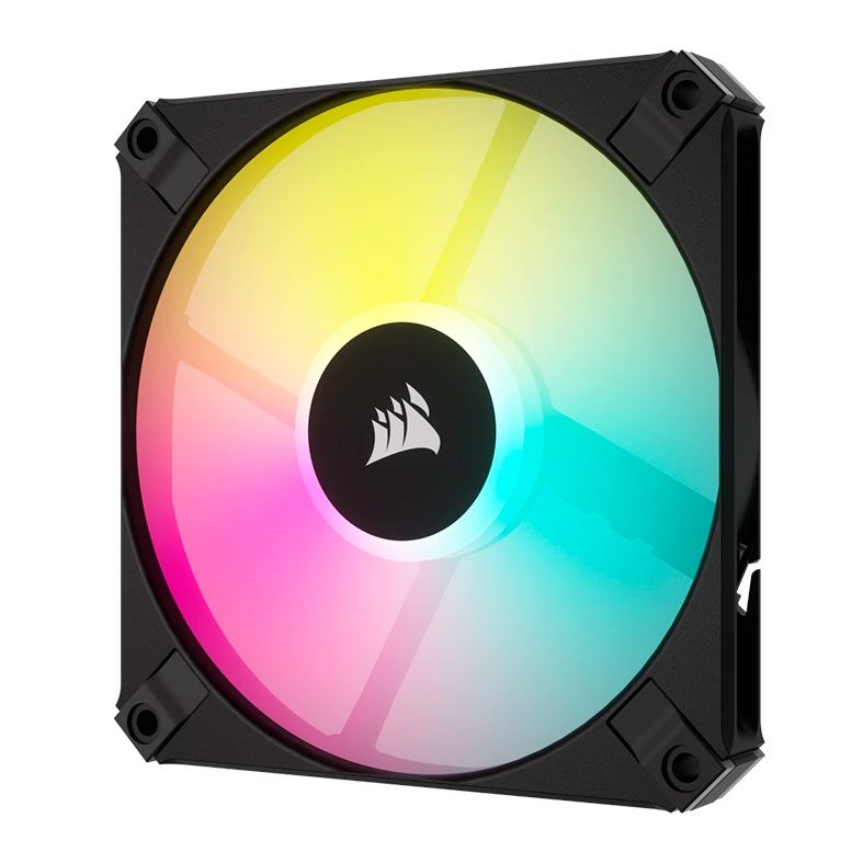 Kit Ventoinhas Corsair Icue AF120 Slim PWM, RGB, 2x120mm, Preto, CO-9050163-WW