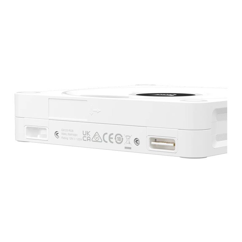 Kit Ventoinhas Corsair Icue Link QX120 PWM, RGB, 3x120mm, Branco, CO-9051006-WW