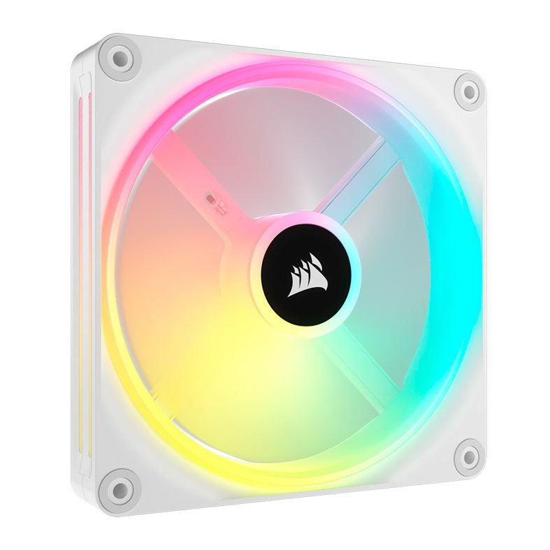 Ventoinha Corsair Icue Link QX140 PWM, RGB, 140mm, Branco, CO-9051007-WW