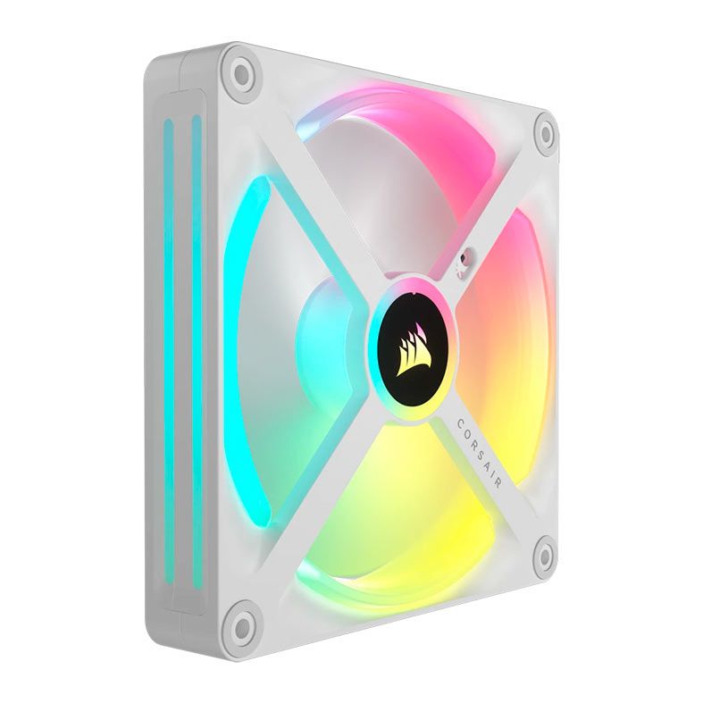 Kit Ventoinhas Corsair Icue Link QX140 PWM, RGB, 140mm, 2x140mm, Branco, CO-9051008-WW