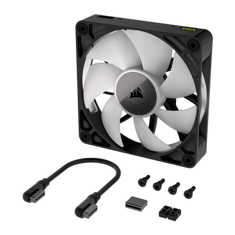 Ventoinha Corsair Icue Link RX120 PWM, RGB, 120mm, Preto, CO-9051017-WW