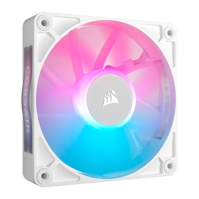 Ventoinha Corsair Icue Link RX120 PWM, RGB, 120mm, Branco, CO-9051021-WW