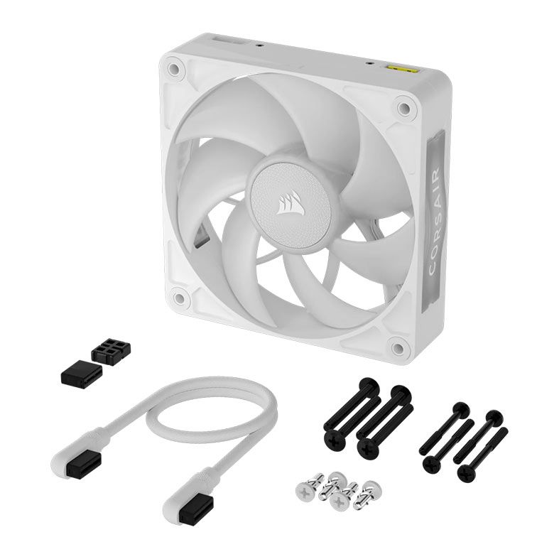 Ventoinha Corsair Icue Link RX120 Max, RGB, 120mm, Branco, CO-9051037-WW