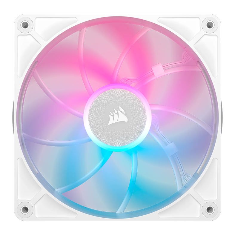 Kit Ventoinhas Corsair Icue Link RX140 Max, RGB, 2x140mm, Branco, CO-9051040-WW