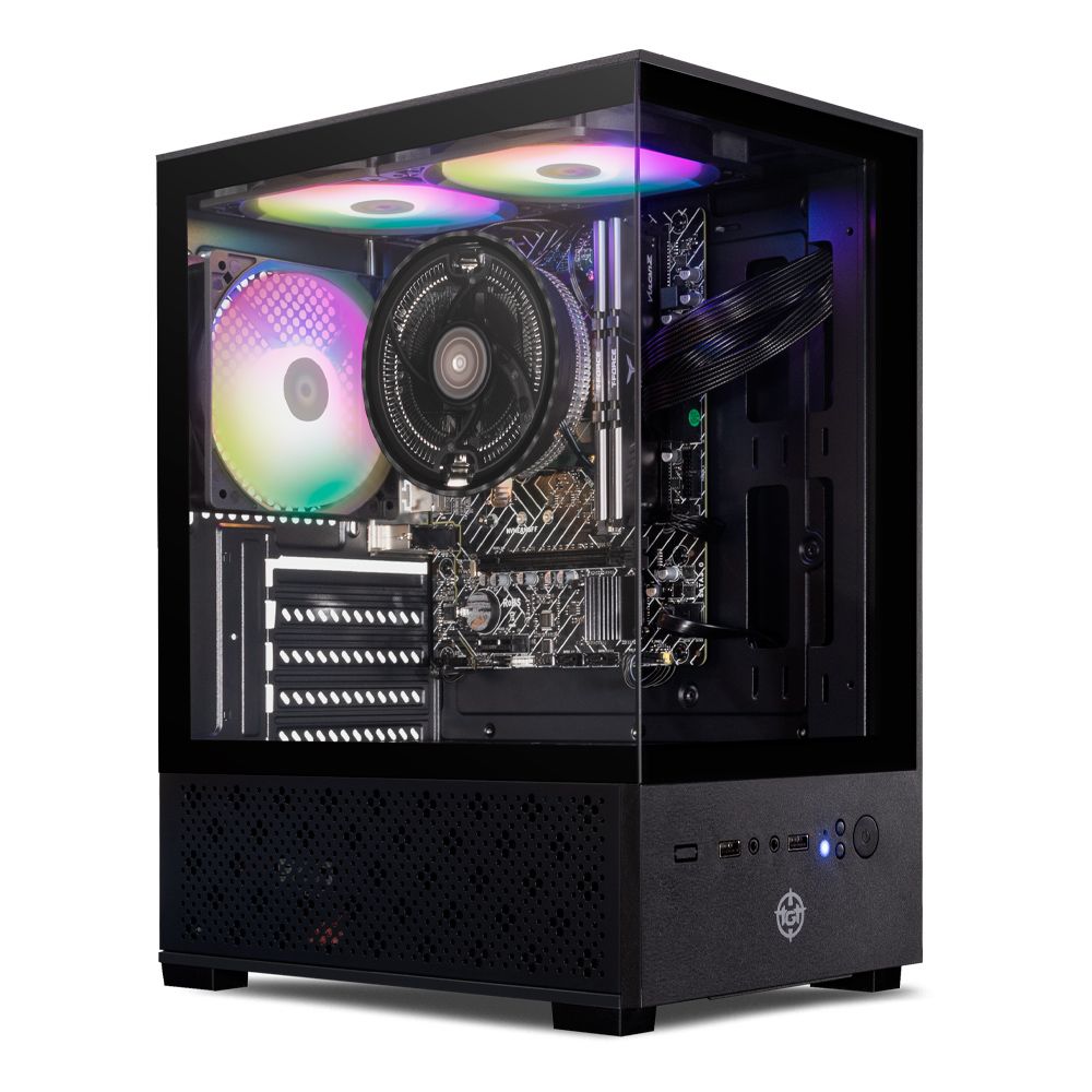 PC Gamer Completo Pichau Apolo III, AMD Ryzen 5 5600GT, 16GB DDR4, SSD 480GB + Monitor + Kit Periféricos
