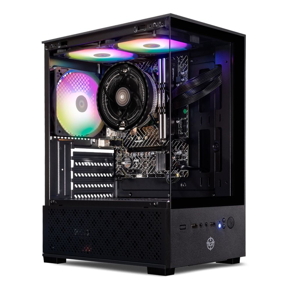 PC Completo Mancer Draco II, AMD RYZEN 3 3200G, 8GB DDR4, SSD 240GB + Monitor + Kit Periféricos