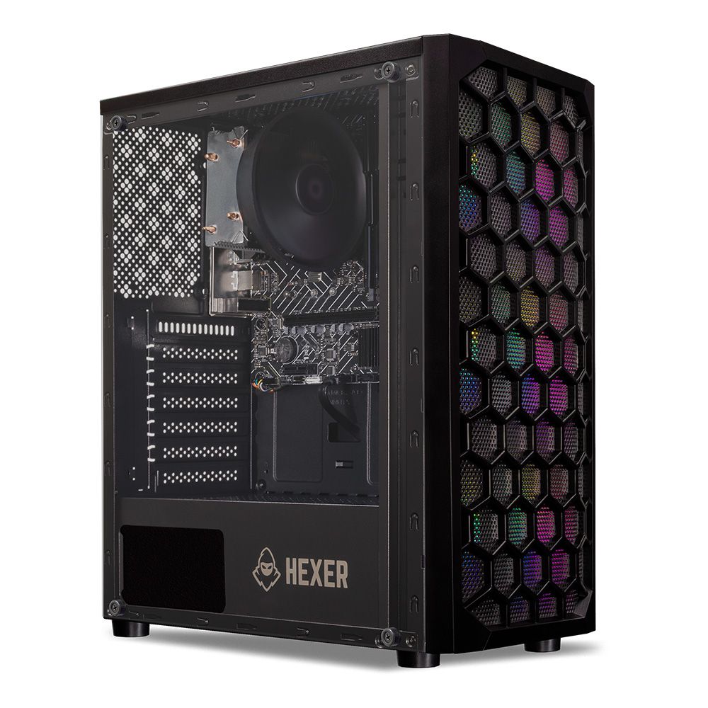 Computador Gamer Completo Pichau Lamia V, AMD Ryzen 5 3400G, 16GB DDR4, SSD 480GB + Monitor + Kit Periféricos