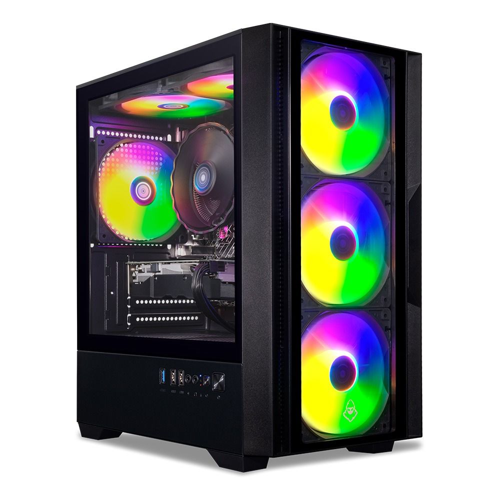 PC Gamer Pichau Ares XII, Intel i5-14400F, Radeon RX 7650 GRE 8GB, 16GB DDR4, SSD M.2 480GB