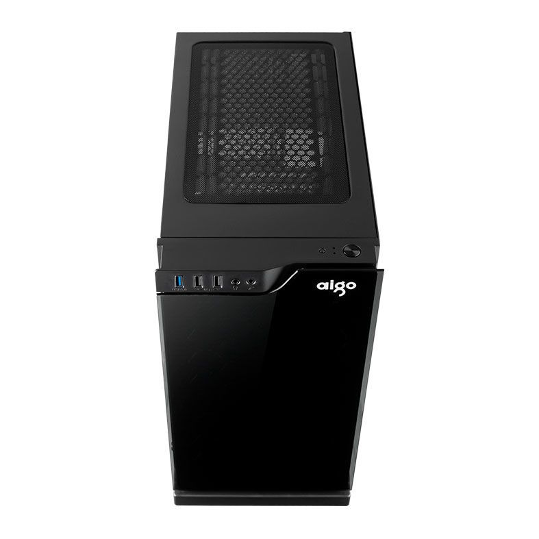 Gabinete Gamer Aigo Cool Shadow Mini Preto Lateral Acrilico