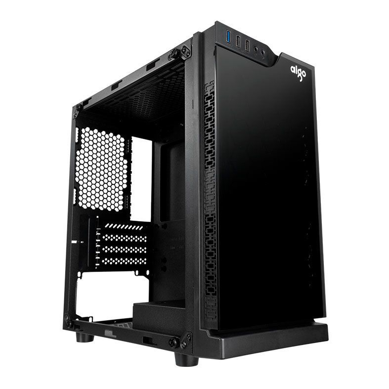 Gabinete Gamer Aigo Cool Shadow Mini Preto Lateral Acrilico