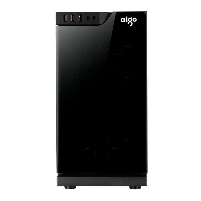 Gabinete Gamer Aigo Cool Shadow Mini Preto Lateral Acrilico