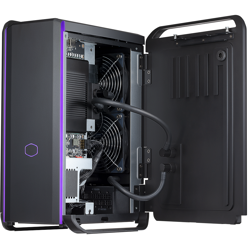 Computador Gamer Cooler Master Cooling X, AMD Ryzen 9 7950X3D, GeForce RTX 4080 16GB, 64GB DDR5, SSD M.2 4TB, Liquid Cooler + Fonte Cooler Master V850
