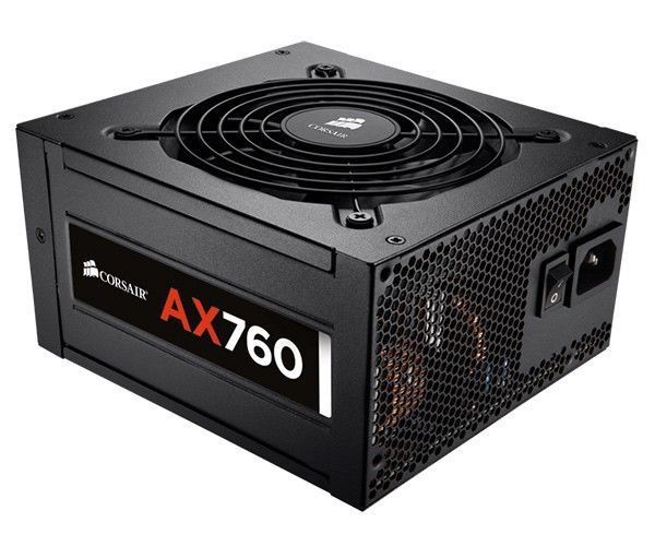 Fonte Corsair AX760 Series 760W, 80 Plus Platinum Full Modular, CP-9020045-NA