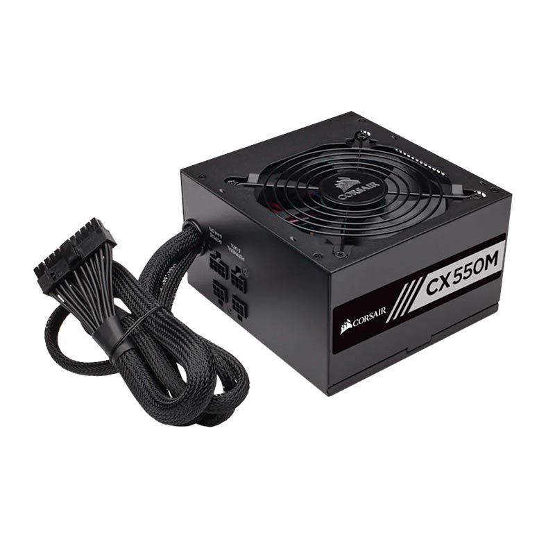 Fonte Corsair CX Series CX550M 80 Plus Bronze 550W PFC Ativo, CP-9020102-BR