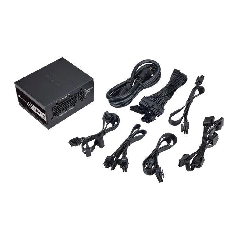 Fonte Corsair SF Series SF450 80 Plus Gold 450W PFC Ativo Modular, CP-9020104-WW