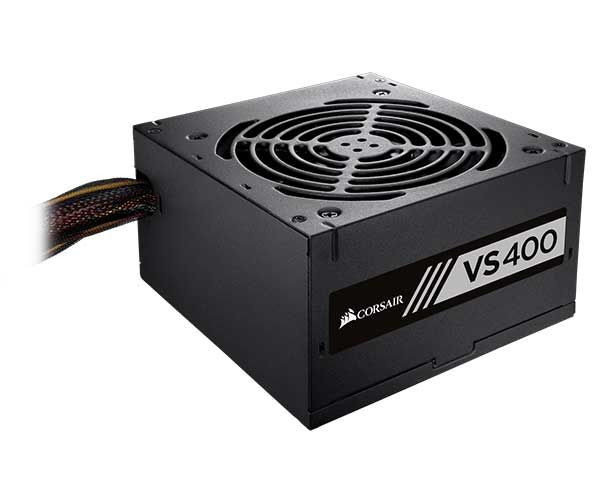 Fonte Corsair VS400 80Plus White PFC Ativo 400W, CP-9020117-LA