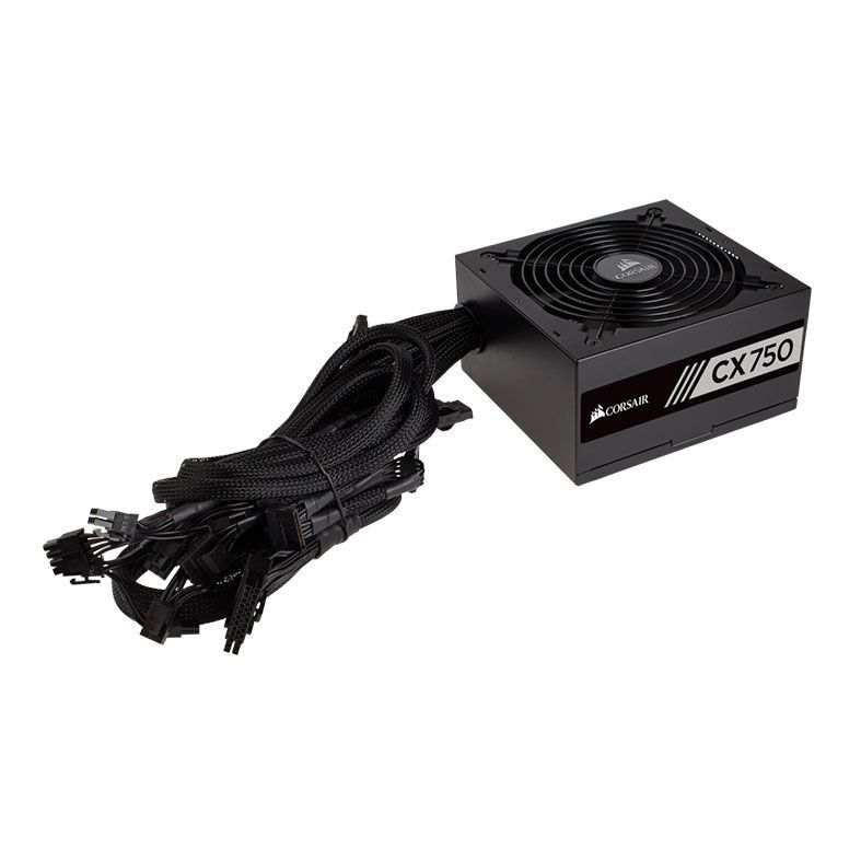 Fonte Corsair CX Series CX750 80 Plus Bronze PFC Ativo 750W, CP-9020123