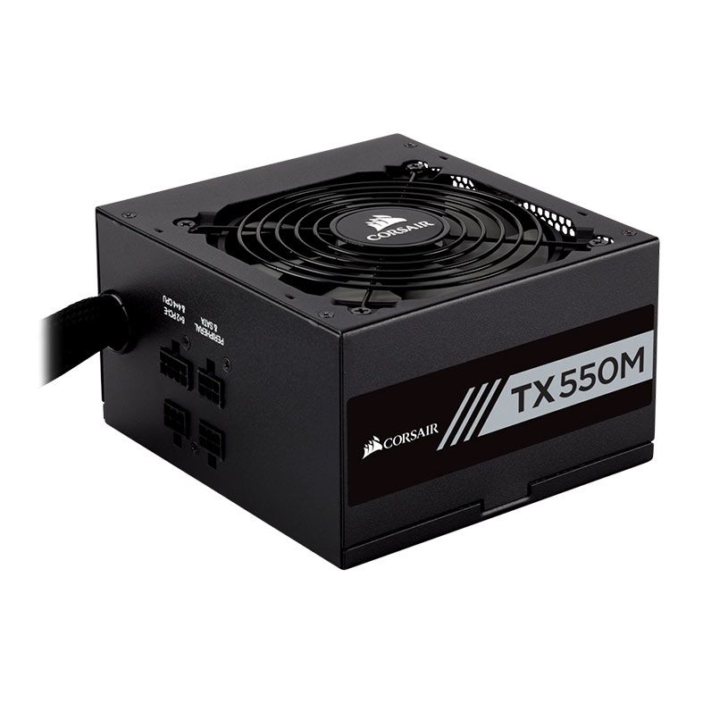 Fonte Corsair TX-M Series TX550M 80 Plus Gold 550W PFC Ativo, CP-9020133-WW