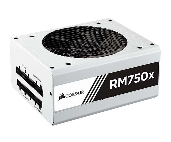 Fonte Corsair RMx Series Modular RM750X Branca 750 Watts 80 Plus Gold, CP-9020155-WW