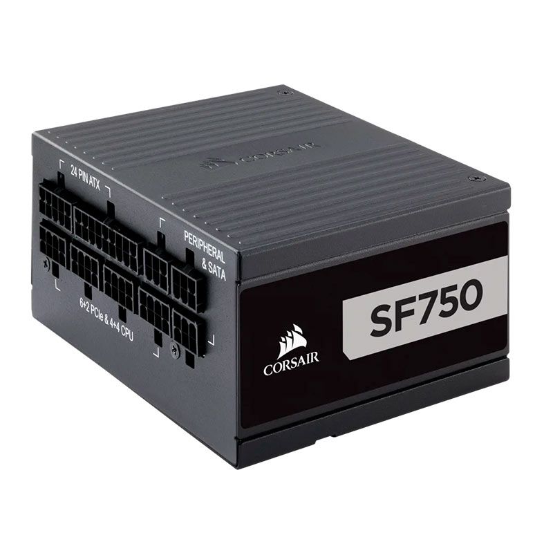 Fonte Corsair SF Series SF750, 750W, Full Modular, Platinum 80 Plus, Preta, CP-9020186-NA