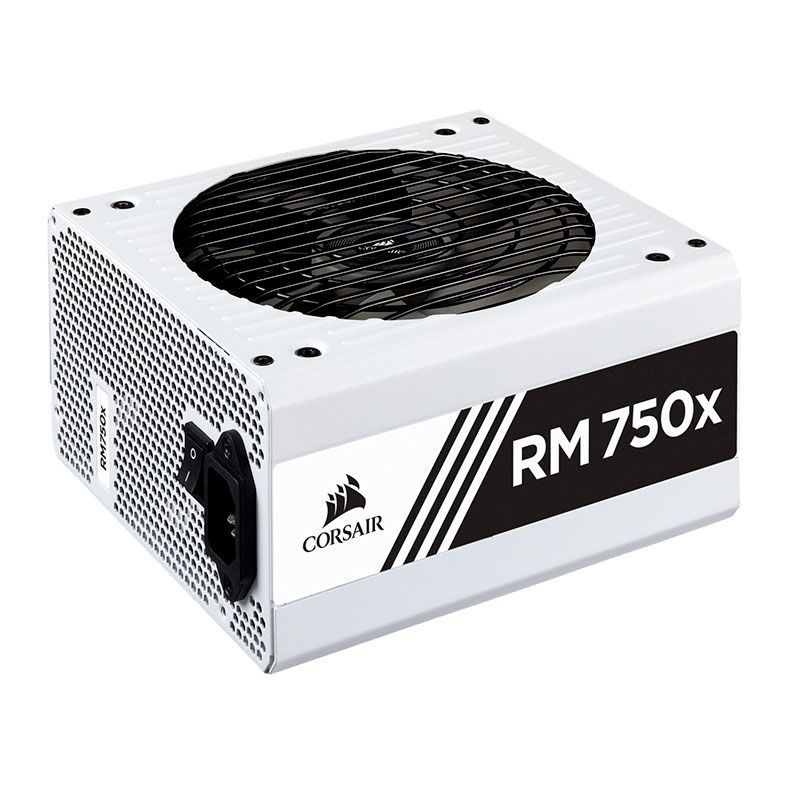 Fonte Corsair RMx Series Modular RM750x Branca Gold 80 Plus, CP-9020187-WW