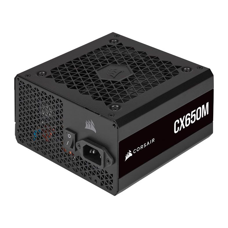 Fonte Corsair CX-M Series CX650M, 650W, Semi Modular, 80 Plus Bronze, Black, CP-9020221