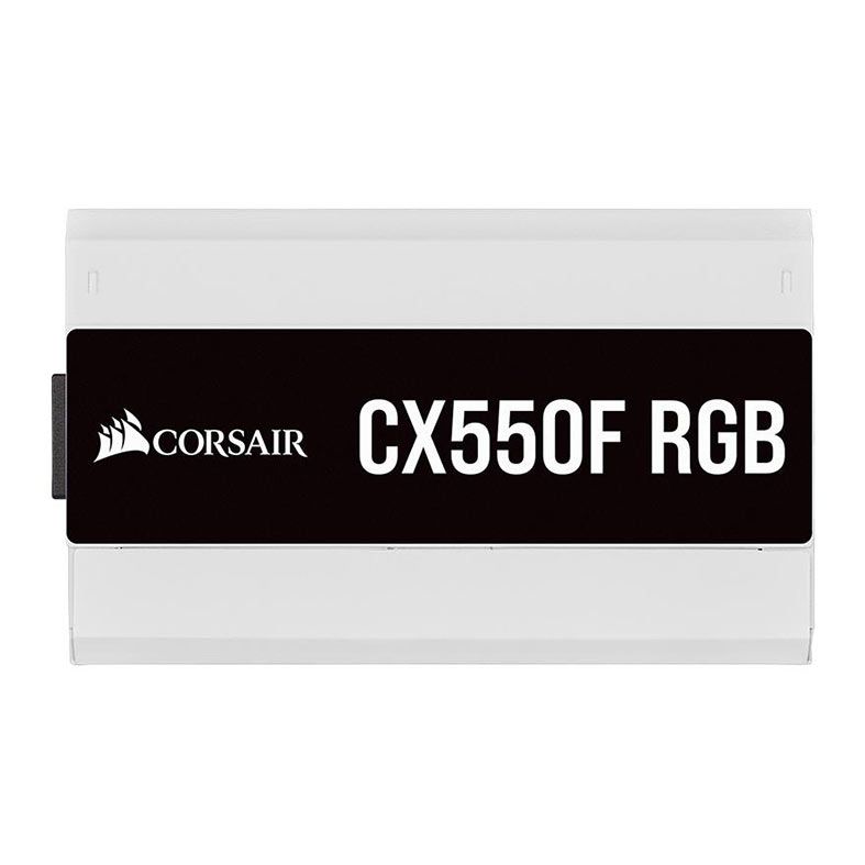 Fonte Corsair CX-F RGB Series CX550F RGB, 550W, Full Modular, 80 Plus Bronze, White, CP-9020225-BR