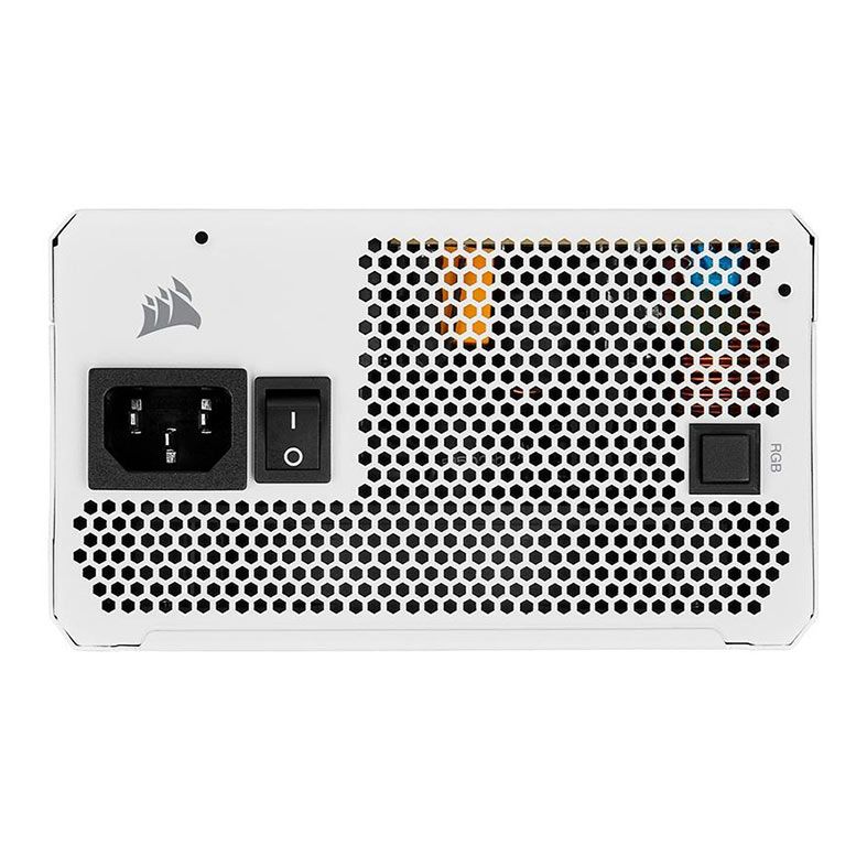 Fonte Corsair CX-F RGB Series CX550F RGB, 550W, Full Modular, 80 Plus Bronze, White, CP-9020225-BR