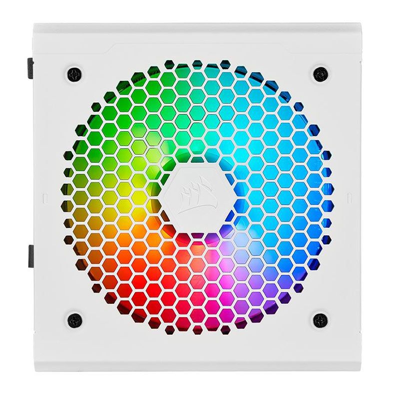 Fonte Corsair CX-F RGB Series CX550F RGB, 550W, Full Modular, 80 Plus Bronze, White, CP-9020225-BR