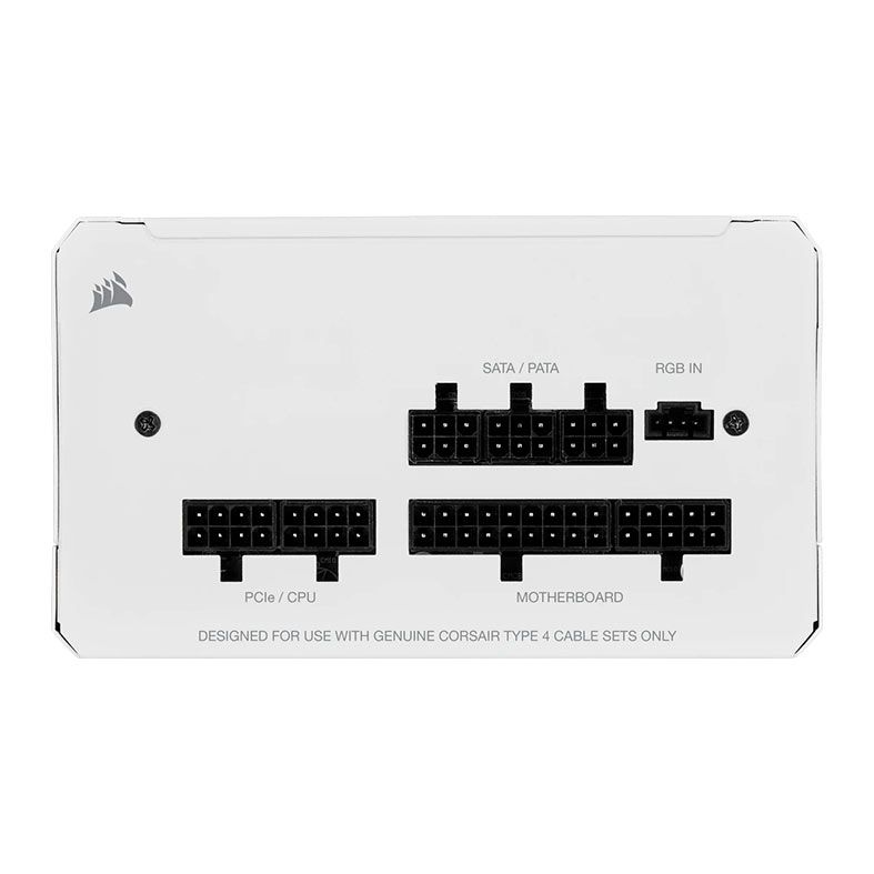 Fonte Corsair CX-F RGB Series CX550F RGB, 550W, Full Modular, 80 Plus Bronze, White, CP-9020225-NA