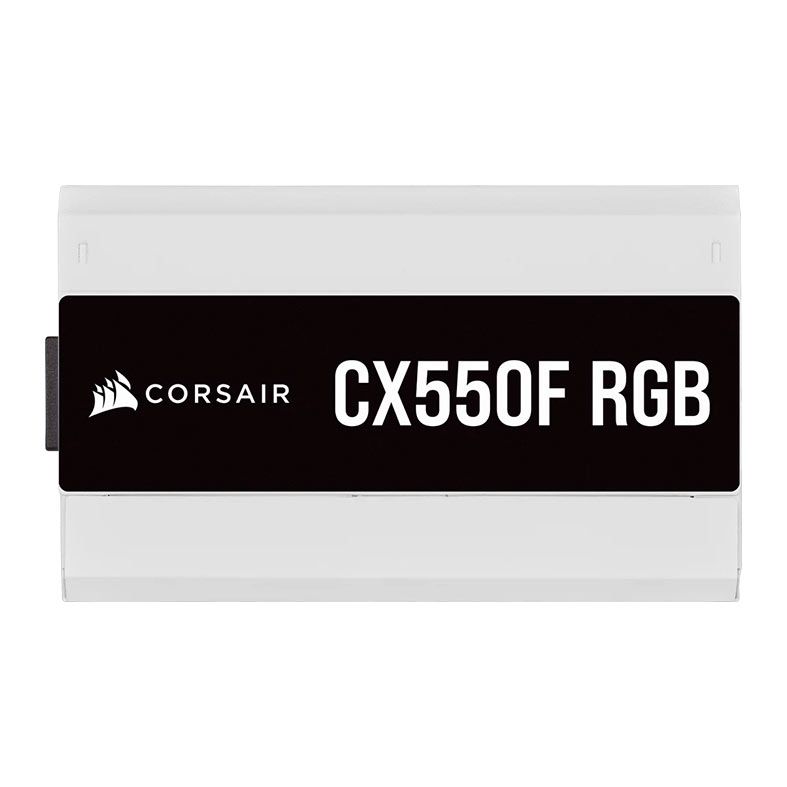 Fonte Corsair CX-F RGB Series CX550F RGB, 550W, Full Modular, 80 Plus Bronze, White, CP-9020225-NA