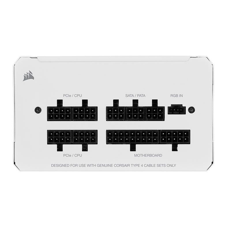 Fonte Corsair CX-F RGB Series CX650F RGB, 650W, Full Modular, 80 Plus Bronze, White, CP-9020226-BR