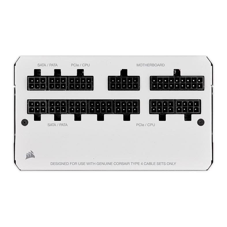 Fonte Corsair RM Series RM750, 750W, Full Modular, 80 Plus Gold, White, CP-9020231-WW